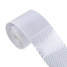 Load image into Gallery viewer, Car Styling white 300cm 2inch x 10ft Car decoration Motorcycle Reflective Tape Stickers Safe Safety Warning Tape For Automobiles