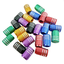 Load image into Gallery viewer, Car Valve Cap 4PCS Automobile Motorcycle Cover Tire Aluminum Alloy Car Cap Wheel Hub Valve Cover Valve Stem Caps Dust Covers