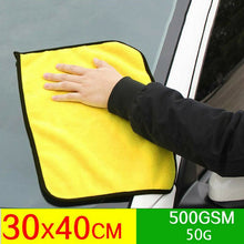 Load image into Gallery viewer, Car Washing Towel Window Dish Cleaning Cloth Detailing Drying Hemming Care Automobiles Motorcycles Absorbent Rag