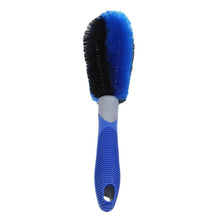 Load image into Gallery viewer, Car Wheel Cleaning Brush Tire Rim Scrub Brush with Anti-Slip Rubber Handle for Automobile and Motorcycle Wheel Tire Cleaner