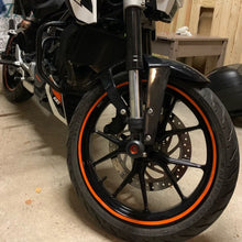 Load image into Gallery viewer, Car motorcycle Tire Rim Stickers 17"-19" Reflective Car-Covers Tape Wheel Tyre Sticker Automobile Decors For Yamaha FJR 1300