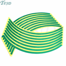 Load image into Gallery viewer, Car motorcycle Tire Rim Stickers 17"-19" Reflective Car-Covers Tape Wheel Tyre Sticker Automobile Decors For Yamaha FJR 1300