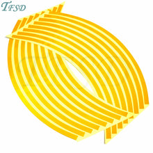Load image into Gallery viewer, Car-styling motorcycle Tire Rim Stickers 17"-19" Reflective Car-Covers Tape Wheel Tyre Sticker Automobile Decors For YAMAHA FZ16