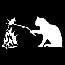Load image into Gallery viewer, Cat Roast Mouse Waterproof Car Stickers Decals For Automobiles Funny Motorcycle Cars Styling Vinyl Auto Products Wrap Decoration