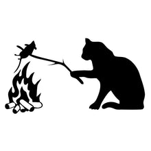 Load image into Gallery viewer, Cat Roast Mouse Waterproof Car Stickers Decals For Automobiles Funny Motorcycle Cars Styling Vinyl Auto Products Wrap Decoration