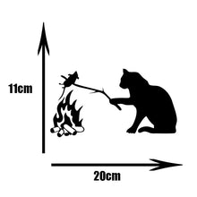 Load image into Gallery viewer, Cat Roast Mouse Waterproof Car Stickers Decals For Automobiles Funny Motorcycle Cars Styling Vinyl Auto Products Wrap Decoration
