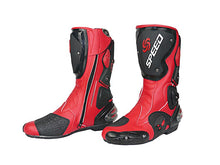 Load image into Gallery viewer, Child Sneakers Pro-biker boots speed professional motorcycle automobile race boots off-road boots riding shoes b1001