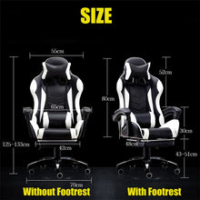 Load image into Gallery viewer, Computer Chair Internet Gaming Chair Office Chairs LOL Internet Cafe Racing Chair LOL Internet Cafes Sports Racing Armchair