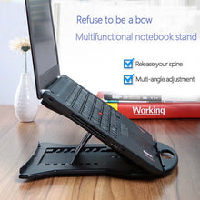 Load image into Gallery viewer, Cooskin Laptop Stand Desktop cervical office computer lift Portable bracket Radiator shelf Increased pad base laptop accessories