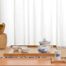 Load image into Gallery viewer, Cordial Shining New bamboo saucer tray rectangle plate of solid wood small pot tray kung fu tea tray Tea Table