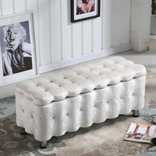 Load image into Gallery viewer, Creative fabric small sofa storage stool for living room clothing store rectangular door change shoe bench ottoman 80*40*40 cm