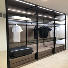 Load image into Gallery viewer, Custom Make Corner Wardrobe Cabinet Walk in Closet