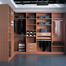 Load image into Gallery viewer, Custom Make Corner Wardrobe Cabinet Walk in Closet