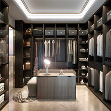 Load image into Gallery viewer, Custom Make Corner Wardrobe Cabinet Walk in Closet