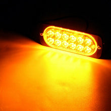 Load image into Gallery viewer, DC12-24V 36W 6 LED Orange Car Truck Motorcycle Emergency Beacon Warning Hazard Flash Underbody Turn Light Bar