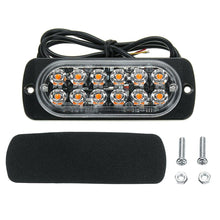 Load image into Gallery viewer, DC12-24V 36W 6 LED Orange Car Truck Motorcycle Emergency Beacon Warning Hazard Flash Underbody Turn Light Bar
