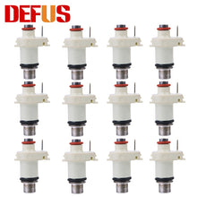Load image into Gallery viewer, DEFUS 12X Motorcycle Fuel Injectors for Yamaha Motor 50cc/min 2 Holes Motorbike Nozzle Injection Values Motor Automobiles White