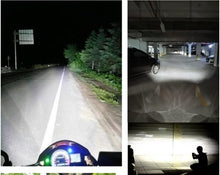 Load image into Gallery viewer, DGSLDAT 2pcs Motorcycle Headlights Fog Passing Light LED Strong Light External Lamps Waterproof 12V For Offroad Truck Car