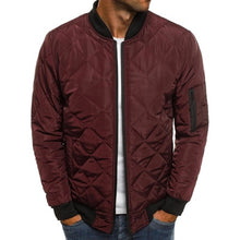Load image into Gallery viewer, DIMUSI Autumn Winter Men's Bomber Jacket Male Outwear Thick Warm Parka Fashion Mens Slim Cotton Padded baseball Coats Clothing