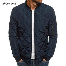 Load image into Gallery viewer, DIMUSI Autumn Winter Men's Bomber Jacket Male Outwear Thick Warm Parka Fashion Mens Slim Cotton Padded baseball Coats Clothing