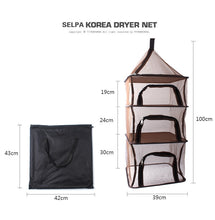 Load image into Gallery viewer, DIY Outdoor Folding and Drying Net Multifunctional Four-Layer Receiving Basket for Tableware, Fruits and Vegetables