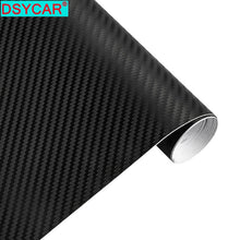 Load image into Gallery viewer, DSYCAR 1Pcs 3D Carbon Fiber Vinyl Car Wrap Sheet Roll Film Car stickers Motorcycle Car Styling Accessories Automobiles