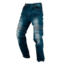 Load image into Gallery viewer, DUHAN Motorcycle Pants Windproof Men's Racing Jeans Riding Trousers Automobile Race Pants with Knee Protector Guards DK-018