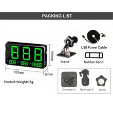Load image into Gallery viewer, Digital GPS Speedometer Overspeed Warning Safe Automobiles Replacement Parts Gauges For Car Motorcycles