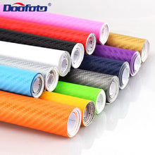 Load image into Gallery viewer, Doofoto 127cmx 20cm Car Sticker 3D Accessories Styling Carbon Fiber Vinyl DIY Decoration Motorcycle Automobile Phone Waterproof