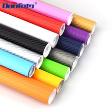 Load image into Gallery viewer, Doofoto 127cmx 20cm Car Sticker 3D Accessories Styling Carbon Fiber Vinyl DIY Decoration Motorcycle Automobile Phone Waterproof