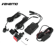 Load image into Gallery viewer, Dual Camera 3 Inch LCD Screen Motorcycle Video Recorder Durable Waterproof Car DVR Full Clarity Automobile Driving Recorder