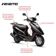 Load image into Gallery viewer, Dual Camera 3 Inch LCD Screen Motorcycle Video Recorder Durable Waterproof Car DVR Full Clarity Automobile Driving Recorder