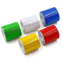 Load image into Gallery viewer, EAFC Safety Mark Reflective Tape Sticker 5*3cm Car Styling Self Adhesive Warning Tape Automobiles Motorcycle Reflective Strip