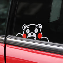 Load image into Gallery viewer, ETIECar Styling Cute Bear Kumamon Funny Car Window Sticker Vinyl Motorcycle Wraps Car Sticker Decals Audi Automobiles Accessorie