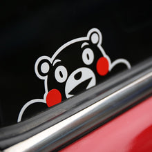 Load image into Gallery viewer, ETIECar Styling Cute Bear Kumamon Funny Car Window Sticker Vinyl Motorcycle Wraps Car Sticker Decals Audi Automobiles Accessorie