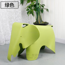 Load image into Gallery viewer, Elephant shape children chair in room Welcomed by the children animal Kids Chair waterproof PP Plastic chairs bearing 150kg