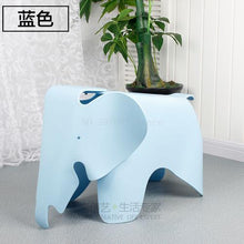 Load image into Gallery viewer, Elephant shape children chair in room Welcomed by the children animal Kids Chair waterproof PP Plastic chairs bearing 150kg