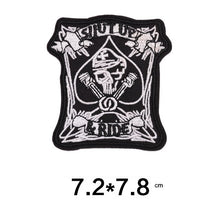 Load image into Gallery viewer, Embroidered patches Skull Sew On Fabric Badge DIY Apparel Accessories