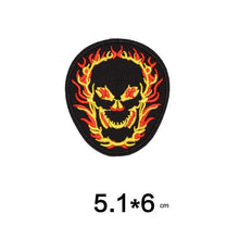 Load image into Gallery viewer, Embroidered patches Skull Sew On Fabric Badge DIY Apparel Accessories