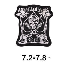 Load image into Gallery viewer, Embroidered patches Skull Sew On Fabric Badge DIY Apparel Accessories