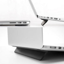 Load image into Gallery viewer, Ergonomic Laptop stand For Macbook air 13.3 Pro Portable adjustable Bureau Computer Lapdesk Office Black PC Notebook Riser Stand