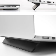 Load image into Gallery viewer, Ergonomic Laptop stand For Macbook air 13.3 Pro Portable adjustable Bureau Computer Lapdesk Office Black PC Notebook Riser Stand