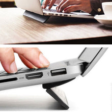 Load image into Gallery viewer, Ergonomic Laptop stand For Macbook air 13.3 Pro Portable adjustable Bureau Computer Lapdesk Office Black PC Notebook Riser Stand
