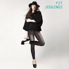 Load image into Gallery viewer, Fitjeggings Denim-Print Leggings