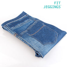 Load image into Gallery viewer, Fitjeggings Denim-Print Leggings