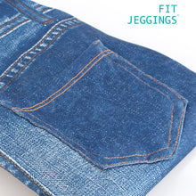 Load image into Gallery viewer, Fitjeggings Denim-Print Leggings