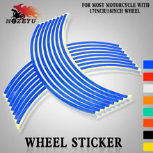 Load image into Gallery viewer, FOR MT07 MT09 FZ07 Strips Car Styling Motorcycle Automobiles Wheel Tire Sticker On Car Rim Tape Car Sticker Parking Accessories