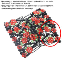 Load image into Gallery viewer, Fashion Professional Hair Comb Ladies Magic Beads Elasticity Double Bead String Clamp Stretchy Acces Valentine's Day p# Dropship