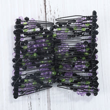 Load image into Gallery viewer, Fashion Professional Hair Comb Ladies Magic Beads Elasticity Double Bead String Clamp Stretchy Acces Valentine's Day p# Dropship