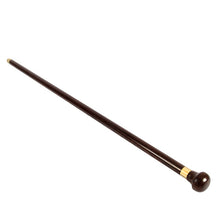 Load image into Gallery viewer, Filial piety elderly Mahogany    round wooden wood   civilization  elderly walking stick  civilization cane